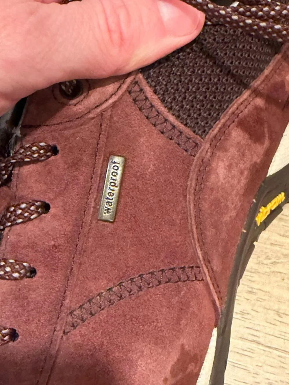 Dansko Waterproof Vibram Hiking Shoes Burgundy Brown Women's Size 40 US 9.5 - Picture 6 of 9